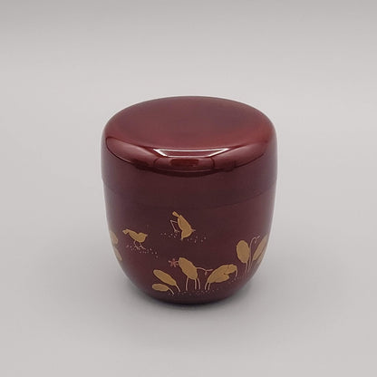 Matcha natsume Hagi 萩 and Hibari 雲雀 Nakamura Sōetsu