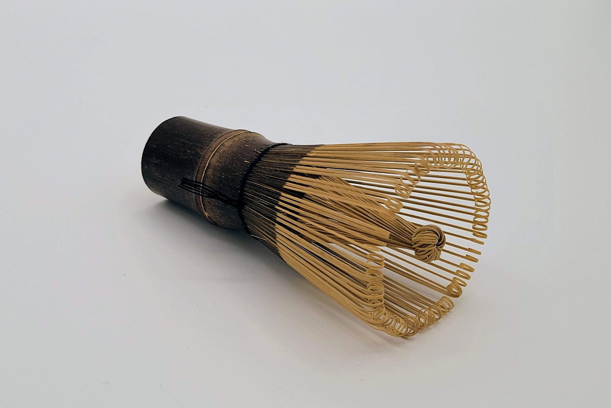 Matcha set hand-carved black bamboo whisk beater (100 teeth) 百本立
