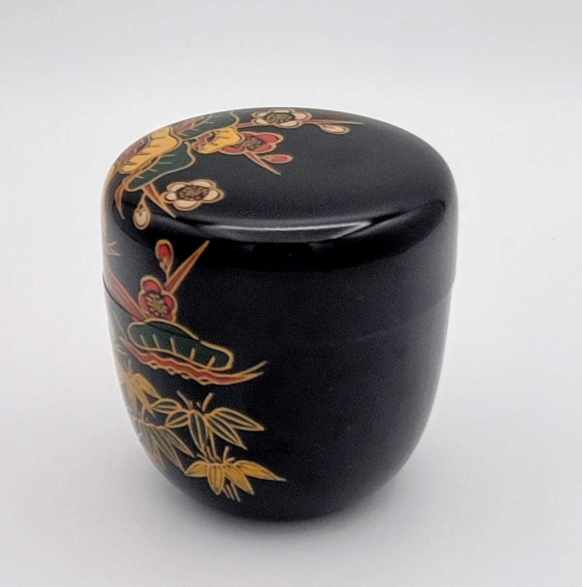 Matcha natsume with Shochikubai motif 松竹梅 Sakata Minetosh