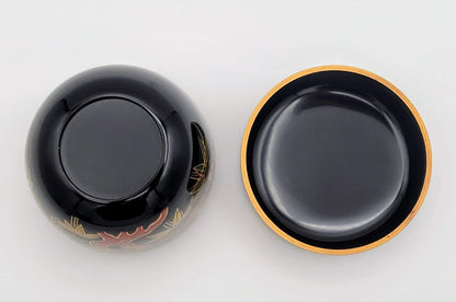 Matcha natsume with Shochikubai motif 松竹梅 Sakata Minetosh